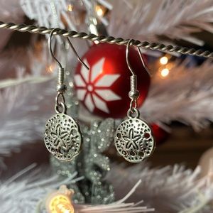 Sand dollar earrings